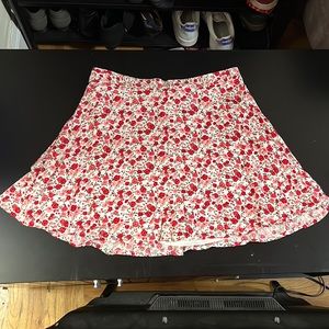 Floral Skirt, Size Medium